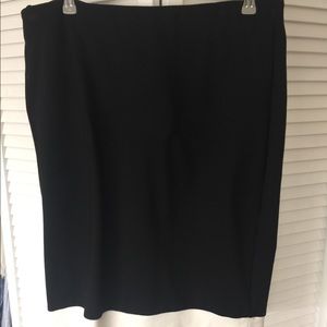 Black with white trim pencil skirt